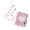 thumbnail image 2 of PVC Storage Photo Card Album Keychain Pendant Album, Multi-Compartment Pages, Transparent Viewing Pockets, Portable 5.5 x 6.2 cm, 1-Pack, 2 of 6