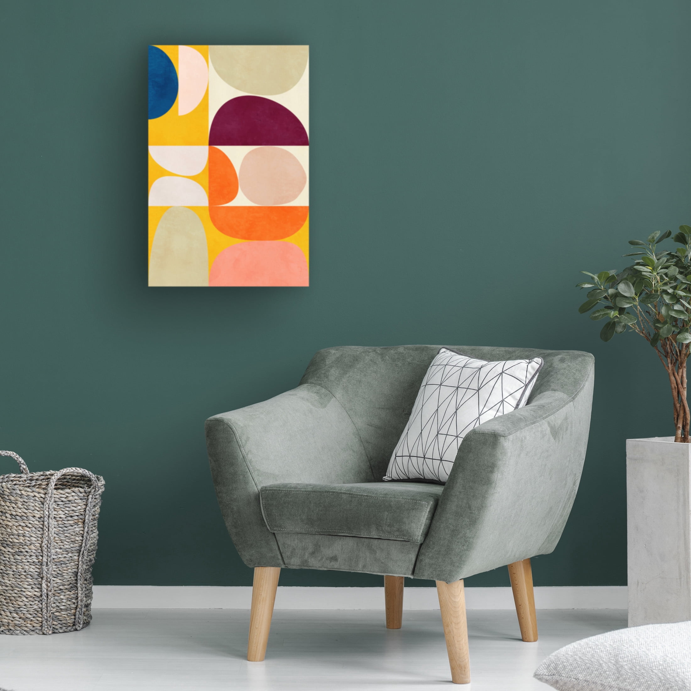 Trademark Fine Art Ana Rut Bre Vivid Bauhaus2 Canvas Wall Art