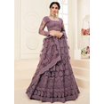 thumbnail image 1 of Designer Designer Violet Embroidered Lehenga for Weddings & Bridal Wear, 1 of 4
