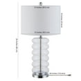 thumbnail image 4 of SAFAVIEH Peli 26.5 in. Glam Glass Table Lamp, Clear, 4 of 5