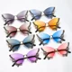 thumbnail image 2 of Gafas De Sol De mariposa De diamante De lujo para mujer, Gafas De Sol De gran tamaño sin montura, Vintage, Y2k, 2 of 5