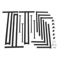 thumbnail image 5 of Clothing Retail Rack, 6 Arms Garment Rack with Wheels, Adjustable Shirt Rack, 5 of 11
