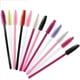 thumbnail image 2 of Nvzi 100 piezas de cepillos desechables para rímel de pestañas, para extensiones de pestañas, cejas y maquillaje (cabeza de rosa de varilla amarilla), 2 of 2
