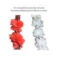thumbnail image 3 of tamizeot Flower Pearl Lace Edge Trimming Wedding Chiffon Ribbon Applique DIY Sewing Craft white, 3 of 6