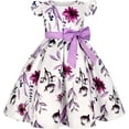 thumbnail image 1 of HELIAHOO Robe Mignonne à Manches Courtes pour Filles Robes Décontractées Robe Maxi Robes pour Enfants Robe Mignonne pour Tout-Petits Pâques CJ915-104609, 1 of 7