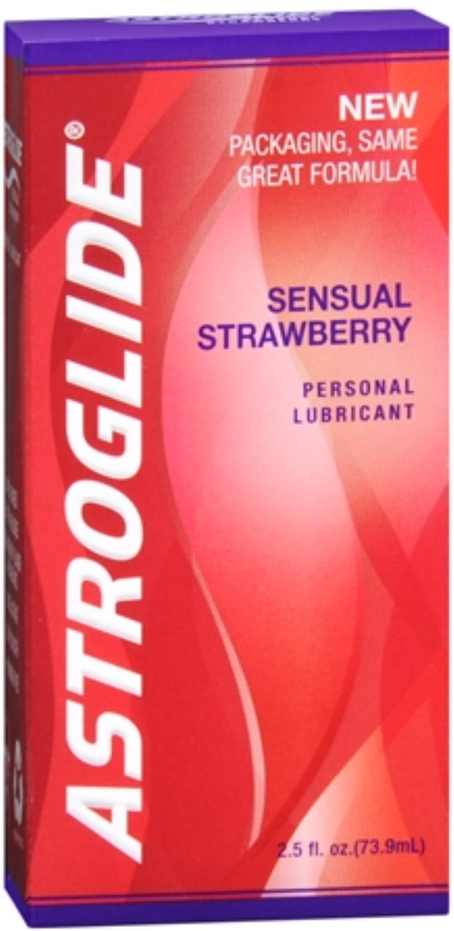 Astroglide Personal Lubricant Sensual Strawberry 2.50 oz (Pack of 2)