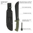 thumbnail image 3 of Ozark Trail 10" Machete with Saw Teeth, Fire Starter, Model 5031, 3 of 11