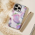 thumbnail image 6 of Iridescent Strawberry Shiny Glitter Phone Case for Women with Hard Shell Shockproof Design – Perfect Valentine’s Day Gift, Compatible with iPhone 11/12/13/14/15/16 (Pro Max/Plus), 6 of 9