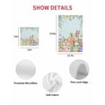 thumbnail image 7 of Easter Kitchen Dish Towels for Drying Dishes Set of 3, Spring Rabbit Tail Eggs Eucalyptus Leaves Wood Waffle Weave Microfiber Hand Tea Bathroom Towels Quick Dry & Absorbent Towel 15.7x23.6, 7 of 7