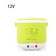 thumbnail image 5 of Yuarrent Olla arrocera para coche, Mini utensilios de cocina, 24V, multifuncional, 1L, calentador eléctrico para sopa, camión de viaje, fiambrera, Electrodomésticos  12V/verde 12V Yuarrent HA071821-03, 5 of 6