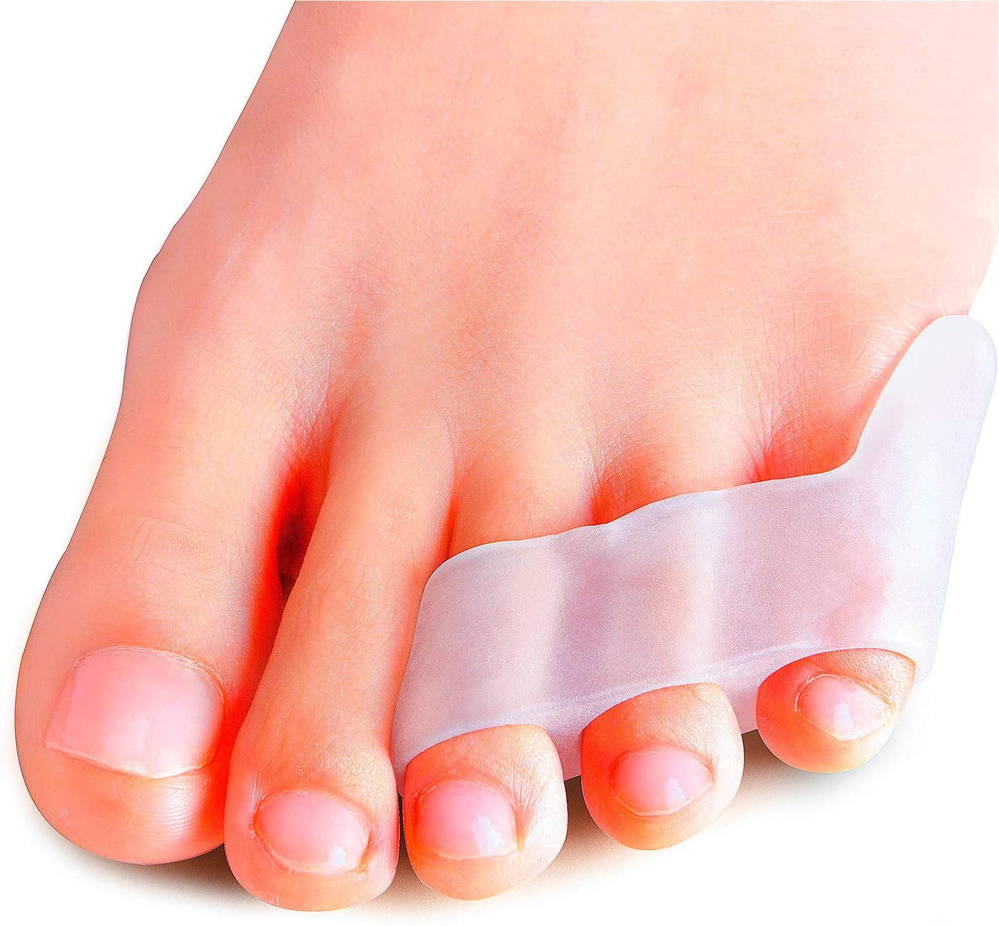 10 Pack Pinky Toe Separator and Protectors, Triple Gel Toe Separators