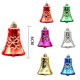thumbnail image 2 of 6 piezas de campanas navideñas coloridas, colgante de campanas navideñas, campanas para decoración de árbol de Navidad, colgante de campana para árbol de Navidad para decoración del hogar en Navidad, 2 of 4