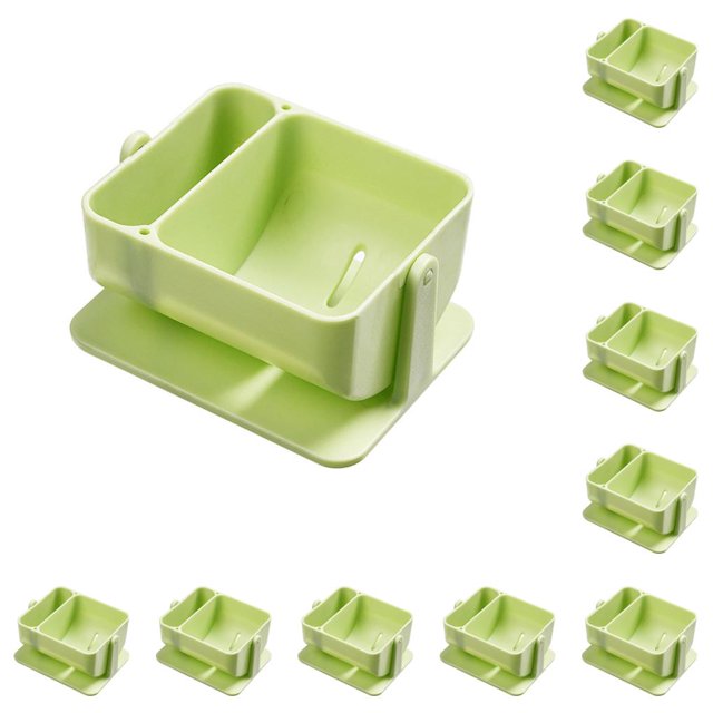 Soporte de Plástico Soidarity para Esponja de Maquillaje Verde 10Conjunto