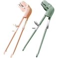 thumbnail image 1 of 2pcs Dinosaur Children Learning Chopsticks, 1 of 4