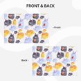 thumbnail image 3 of Placemats Set Of 4 / 6, Cute Hamster Black White Yellow Placemats For Dining Table Indoor/Outdoors Heat Resistant Washable Placemats 18" X 12", 3 of 8
