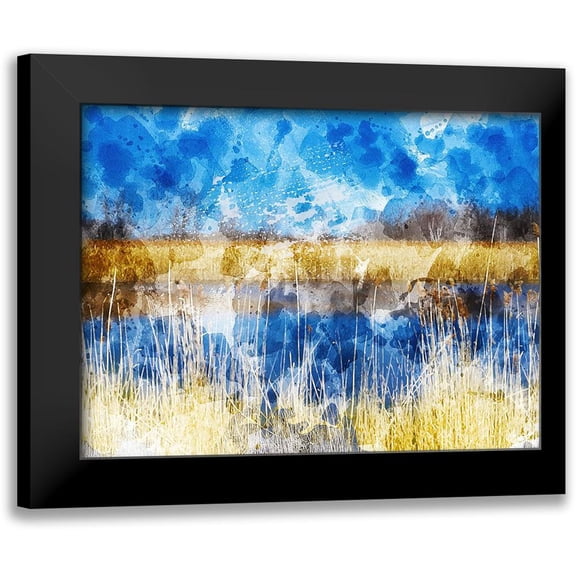 Young, Chamira 14x12 Black Modern Framed Museum Art Print Titled - Phragmites I
