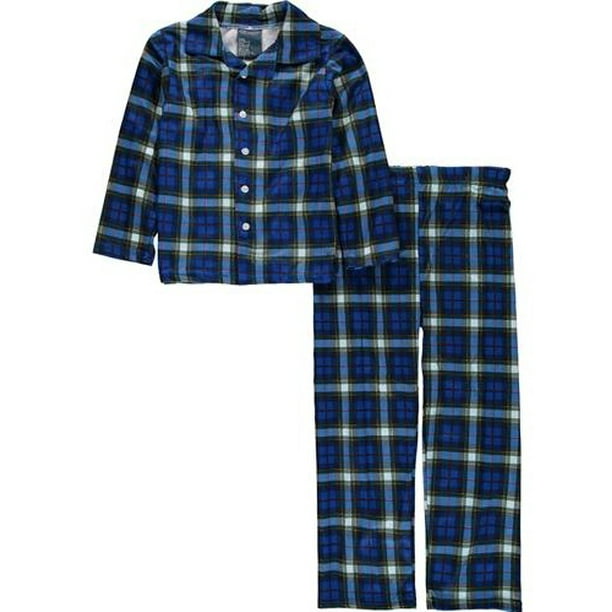 S D Kids S D Kids Boys 8 18 Plaid Flannel Coat Set Blue 16 18 Walmart Com Walmart Com