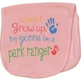 thumbnail image 2 of Inktastic Park Ranger Future Baby Burp Cloth, 2 of 3