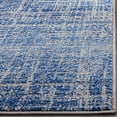 thumbnail image 3 of Safavieh Adirondack Collection ADR116D Modern Abstract Non-Shedding Stain Resistant Living Room Bedroom Area Rug, 4' x 4' Square, Blue / Silver, 3 of 4