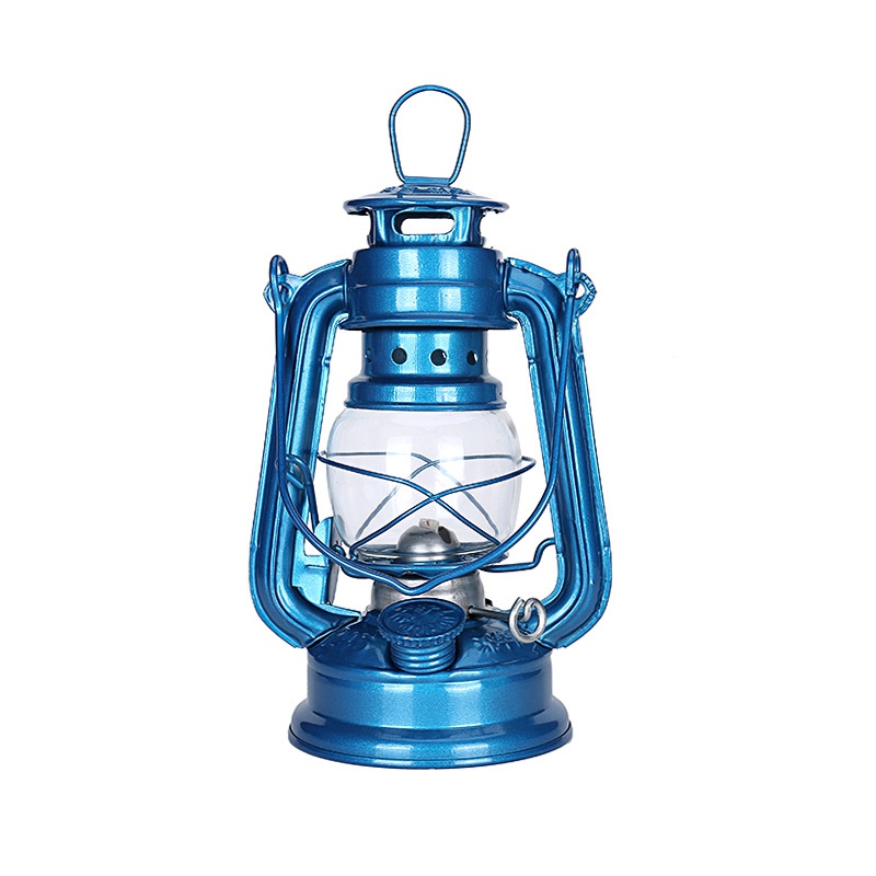 Hurricane Lantern Oil Lamp 8 Inch Hanging Kerosene Lantern with Wick