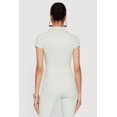 thumbnail image 4 of Women's Brushed Knit Short Sleeve Polo Top, 4 of 4