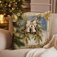 thumbnail image 2 of Zznnkj Christmas Throw Pillow Covers, 18 x 18 Inch, Soft Comfortable Linen Pillowcases for Sofa Bedroom Couch Winter Holiday Party Home Decor, 2 of 7