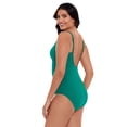 thumbnail image 2 of Time and Tru Women's and Women's Plus V Wire One Piece Swimsuit, Sizes XS-3X, 2 of 10
