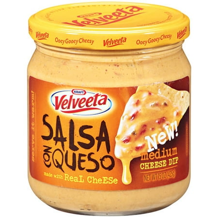 Velveeta Salsa Con Queso Medium Cheese Dip 15 oz  Walmart.com