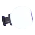 thumbnail image 1 of Luz de columna redonda de acero inoxidable, lámpara de poste alimentada por energía Solar, herramienta de iluminación de pilar de camino de Iluminación y accesorios Luz blanca 30 centimetros Yuarrent HA072933-05, 1 of 6