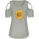 thumbnail image 3 of Pntutb - Camisetas de verano para mujer, túnica de manga corta con tiras y hombros descubiertos, tops sexy Pntutb Pntutb-1518, 3 of 4