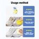 thumbnail image 4 of Crema multiusos para limpieza de zapatos | Removedor de manchas sin agua para zapatos blancos, zapatillas, lona, cuero, asientos de coche, azulejos | Incluye aplicador de esponja | 1 paquete, 4 of 6