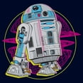 thumbnail image 2 of Mens Star Wars R2-D2 Retro Vibes Lightweight Hoodie, 2 of 4