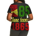 thumbnail image 2 of Eres Más Que una Camisa de Puntuación de Prueba Mujeres de Moda Impresión Casual Manga Corta Suelta Camiseta de Tamaño Más, Blusa de Túnica de Cuello Redondo, 2 of 5