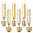 thumbnail image 1 of Bombilla LiteHistory, regulable, E26, Edison, 6 W, 600 lm, 2700 K, paquete de 6, 1 of 7