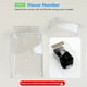 thumbnail image 5 of Cubierta Impermeable para Timbre InaláMbrico Timbres de Puerta Button Protector Transparente, 5 of 5