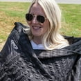 thumbnail image 5 of Kijaro Insulated Multi-Use Polyester Sport Blanket and Poncho, Vick Black, Size 86" L x 55" W, Adult, 5 of 11
