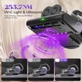 thumbnail image 2 of WHALLULTRA Mattress Vacuum Cleaner with 253.7nm UV-C Light, Bed Mattress Vacuum Cleaner , HEPA Filter & Ultrasonic, Handheld Vacuum Corded for Bed, Sofa, Couch, Crib, 2 of 8