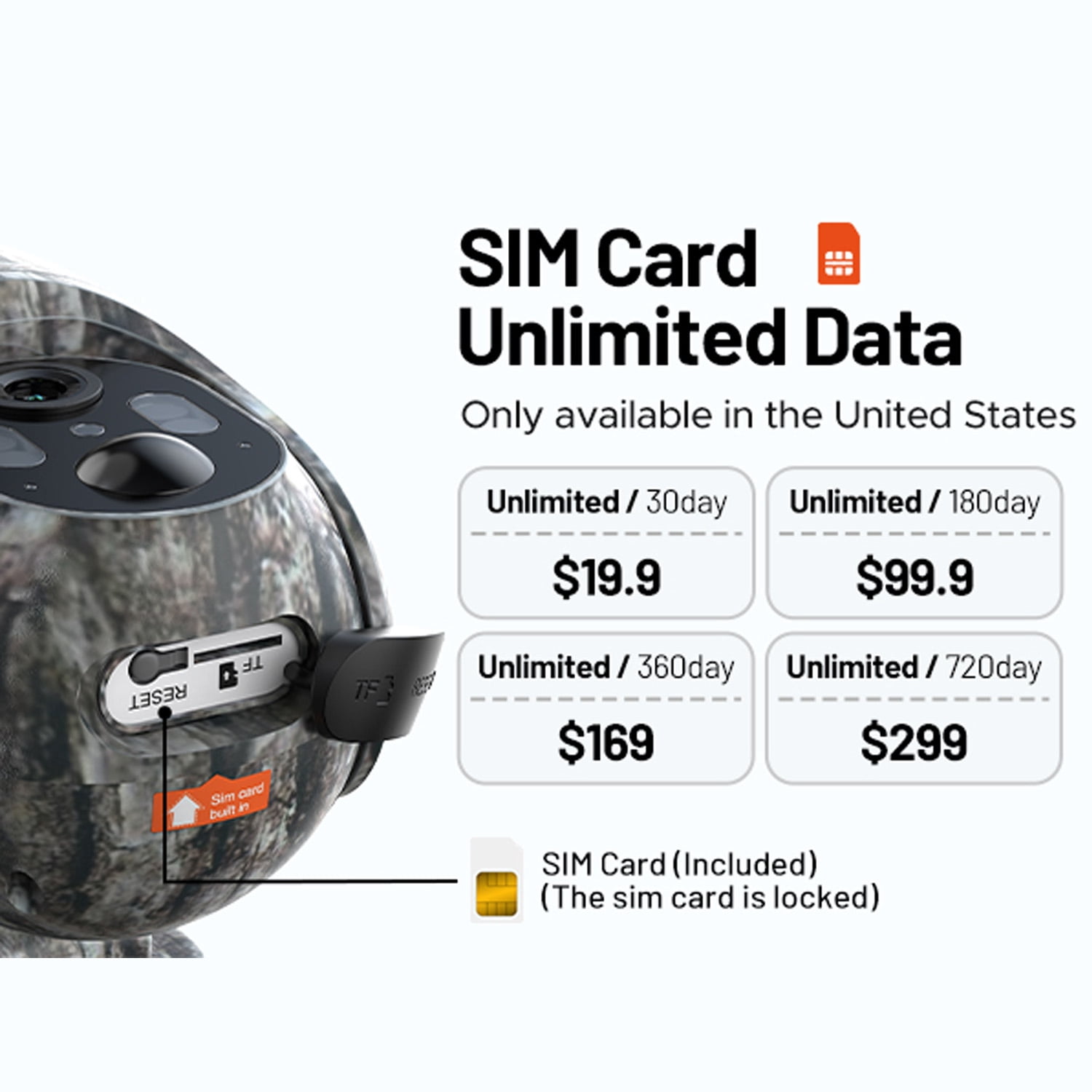 CAMPARK Trail Camera with 4G Cellular Solar, 1080P Hunting Game Camera with Live View and Motion Alerts, 940nm No Glow Night Vision IP66 Waterproof for Wildlife Monitoring