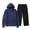 Navy1&1080, variant on CONFREE Mens Track Suit 2 Peice Set Casual Sweatsuit for Men Baggy Hoodies Sweatpants Outfits Comfy Fall Winter Tracksuit