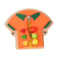 thumbnail image 2 of Juguetes sensoriales portátiles multifuncionales Montessori para niños pequeños en edad preescolar ropa amarilla perfke tablero ocupado, 2 of 9