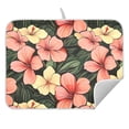 thumbnail image 5 of Ryvnso Elegant Tropical Floral-r6 Dish Drying Mat for Kitchen Countertop 18x24 Large Dish Pad Drainer Rack Dish Sink Mats, 5 of 7