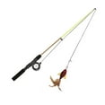 thumbnail image 3 of Apeya Cat Fishing Pole Toy Interactive Cat Wand Flexible Telescopic Rod With Lifelike Fish Design For Indoor Cats Teaser Toy And Play Activity Fun, 3 of 6