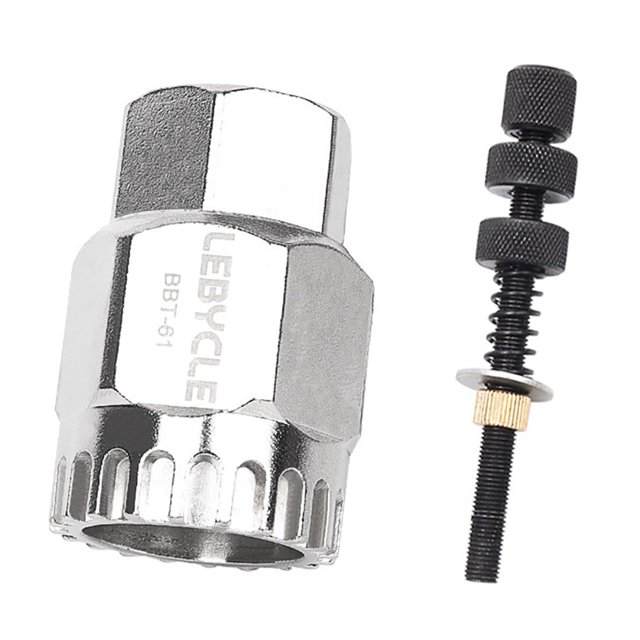 Herramienta de soporte inferior de acero para reparación de bicicletas MTB (removedor de manguito y herramienta anticaída) Ehuebsd Accesorios para bicicletas