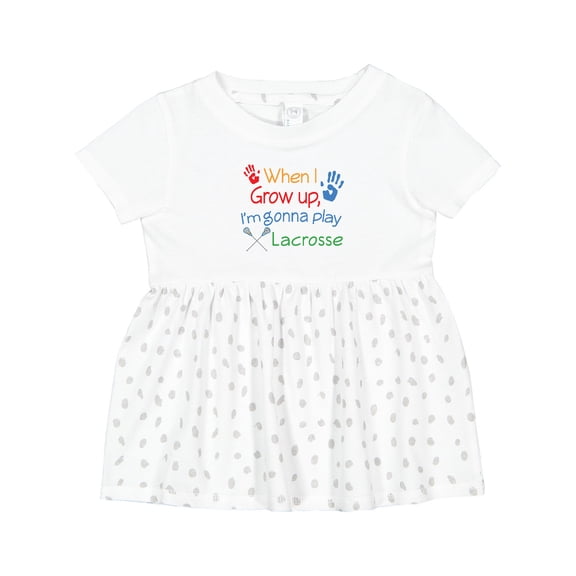 Inktastic Lacrosse Baby Girls Baby Dress
