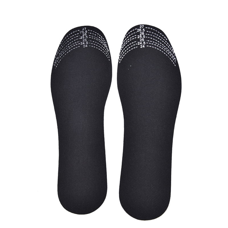 1 Pair Unisex Bamboo Charcoal Deodorant Cushion Foot Inserts Shoe Pads Insoles 