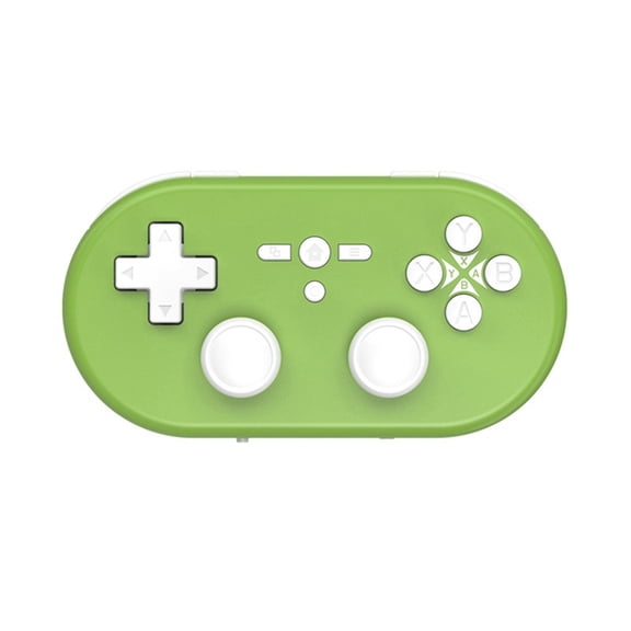 Q37pro Mini Gamepad Upgraded Wireless Bluetooth Dual Hall Effect Joystick Android Emulator PC AS Mouse Keyboard Green