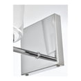 thumbnail image 5 of Living District Kacey 1-Light Iron & Glass Bath Sconce in Chrome/Clear, 5 of 6