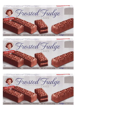 Little Debbie Frosted Fudge Cakes, 8 ct pack of 3