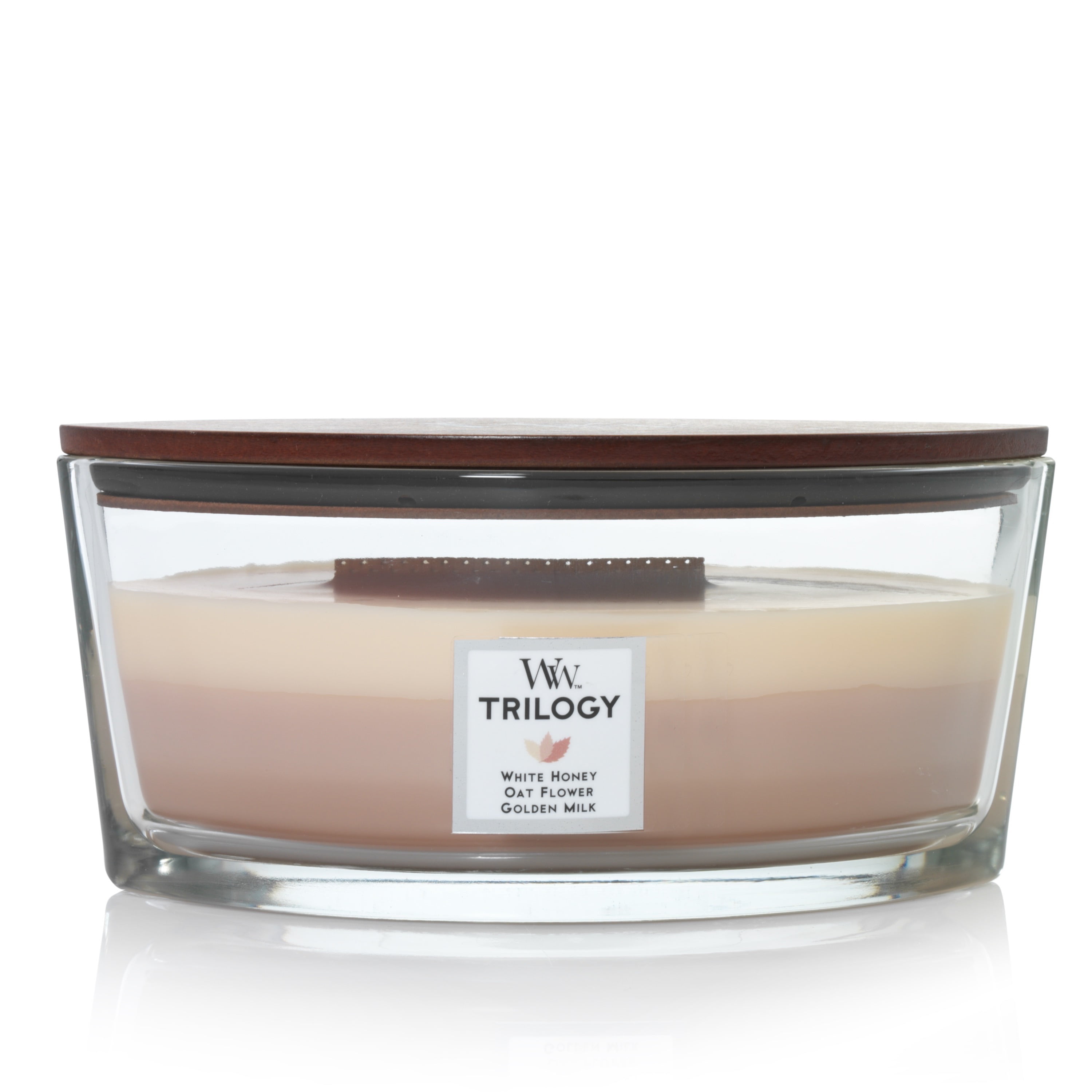 WoodWick® Golden Treats Trilogy Ellipse Candle