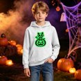 thumbnail image 5 of Kids Boys Girls Halloween Graphic Hoodie Long Sleeve Pullover Sweatshirt with Kangaroo Pocket for Costume Parties Ages 2-12, 5 of 8